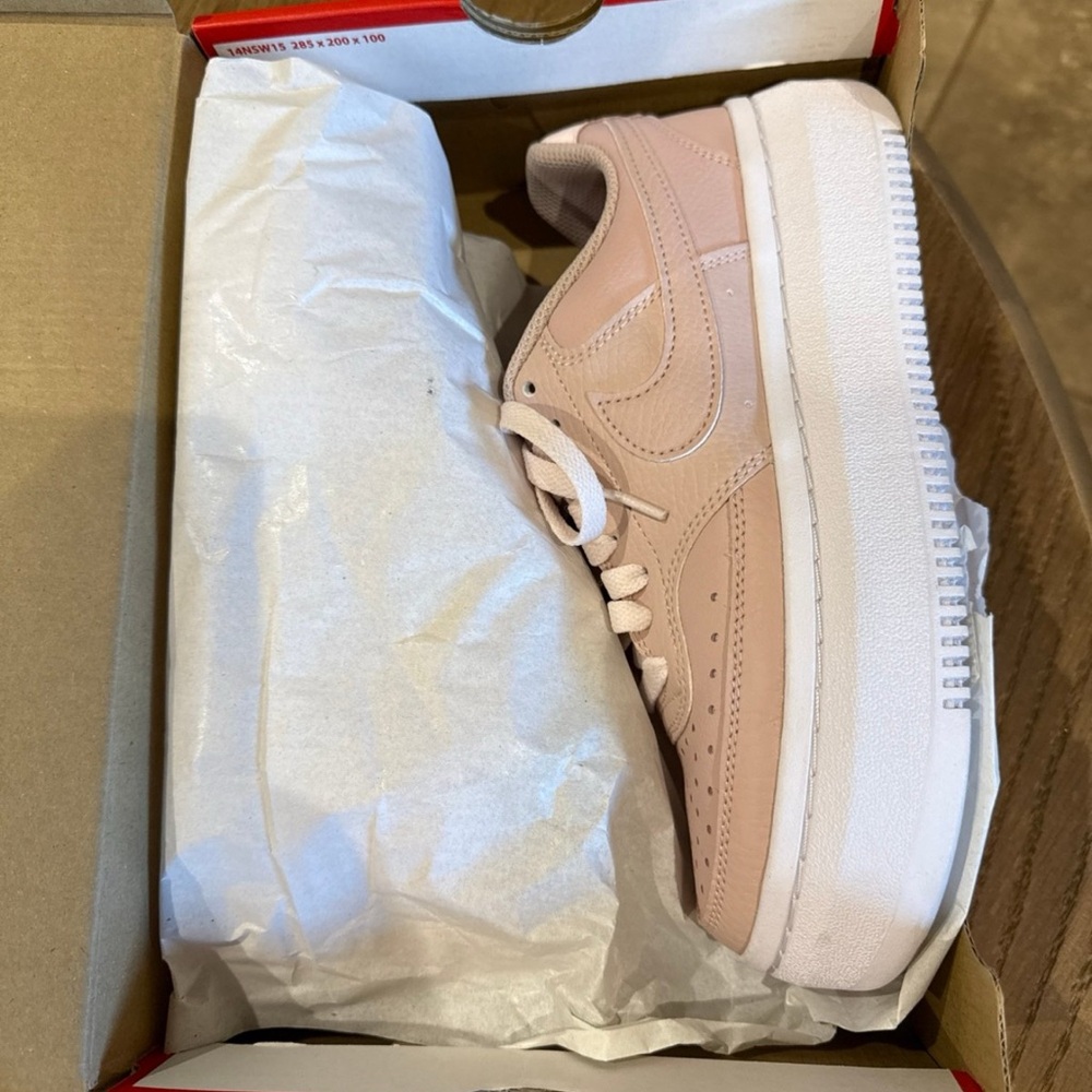 New NIKE Court Vision Alta LTR Pink Oxford